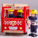 Bigjigs Toys Dřevěné hasičské auto