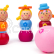 Bigjigs Toys Dřevěné kuželky Víly