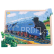 Bigjigs Toys Dřevěné puzzle historický vlak Mallard 35 dílků