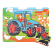 Bigjigs Toys Dřevěné puzzle traktor 9 dílků