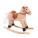 Bigjigs Toys Dřevěný houpací kůň béžový