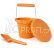 Bigjigs Toys Eko lopatka oranžová Apricot