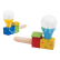 Bigjigs Toys Foukání lokomotiva s balónkem 1 ks