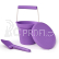 Bigjigs Toys Frisbee fialové Lavender
