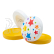 Bigjigs Toys Kastaněty hvězdičky 1 ks žlutá