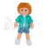Bigjigs Toys Látková panenka Jacob 28 cm