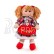 Bigjigs Toys Látková panenka Mandie 34 cm