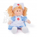 Bigjigs Toys Látková panenka zdravotní sestřička Nancy 28 cm