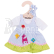 Bigjigs Toys Modré puntikované šaty s jelenem pro panenku 28 cm