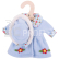 Bigjigs Toys Modrý kabátek s kloboučkem pro panenku 28 cm