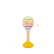 Bigjigs Toys Rumba koule junior sada 2 ks žlutá