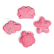 Bigjigs Toys Silikonové formičky růžové Coral