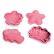 Bigjigs Toys Silikonové formičky růžové Coral