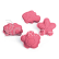Bigjigs Toys Silikonové formičky růžové Coral