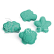 Bigjigs Toys Silikonové formičky zelené Eggshell