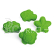 Bigjigs Toys Silikonové formičky zelené Meadow