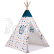 Bigjigs Toys Týpí pestrobarevné