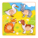 Bigjigs Toys Vkládací puzzle domácí zvířátka