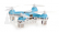 BAZAR - RC dron Quadrocopter Blaxter X40, modrá