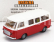 Brekina plast Fiat 238 Minibus 1966 1:87 Červená Bílá