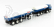Brekina plast Fiat 690 Millepiedi Tanker Truck Olio Fiat 1960 1:87 Modrá Černá Bílá