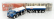 Brekina plast Fiat 690 Millepiedi Tanker Truck Olio Fiat 1960 1:87 Modrá Černá Bílá