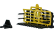Britains Accessories Buckrake - Rastello Trasportatore 1:32 Žlutá Černá