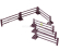 Britains Accessories Recinzione Agricola - Agricultural Fence 1:32 Brown
