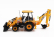 Britains JCB 3cx Plus Ruspa Gommata - Tractor Scraper 1:32 Žlutá Černá