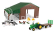 Britains John deere 4020 Traktor 1968 se zvířaty a farmou 1:32, zelená