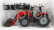 Britains Massey ferguson 6616 Tractor With Front Loader - Scraper 2016 1:32 Červená Stříbrná