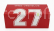 Brumm Ferrari F1  126ck Turbo N 27 Italy Gp 1981 Gilles Villeneuve 1:43 Red