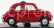 Brumm Fiat 500f Tetto Aperto - Open 1965 1:43 Rosso Medio