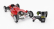 Brumm Iveco fiat Fiat Iveco 190 Truck Car Transporter Monaco Gp 1984 With 2x F1 Ferrari 126ck Turbo N 27 Michele Alboreto - N 28 Rene Arnoux + Figures And Accessories 1:43 Red