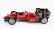 Brumm Iveco fiat Fiat Iveco 190 Truck Car Transporter Monaco Gp 1984 With 2x F1 Ferrari 126ck Turbo N 27 Michele Alboreto - N 28 Rene Arnoux + Figures And Accessories 1:43 Red