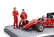 Brumm prom Ferrari F1 126c4 N 0 Presentazione Fiorano Season 1984 With Michele Alboreto And Rene Arnoux Driver Figures 1:43 Červená Černá