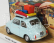 Brumm prom Fiat 500r 1972 - Tutti Al Mare - Saluti Da Oltrona S.m. 1:43, světle modrá