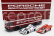 Brumm prom Mercedes benz Set 3x O317 Truck Car Renntransporter 1968 + Porsche 917k 4.9l Team Martini Racing N 22 Winner 24h Le Mans 1971 Helmut Marko - Gijs Van Lennep + Team Salzburg N 23 Winner 24h Le Mans 1970 Hans Herrmann - Richard Attwood + Figures And Accessories 1:43 Červená Šedá Bílá