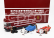 Brumm prom Mercedes benz Set 3x O317 Truck Car Renntransporter 1968 + Porsche 917k 4.9l Team Martini Racing N 22 Winner 24h Le Mans 1971 Helmut Marko - Gijs Van Lennep + Team Salzburg N 23 Winner 24h Le Mans 1970 Hans Herrmann - Richard Attwood + Figures And Accessories 1:43 Červená Šedá Bílá