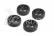 CARTEN nalepené Intermedium gumy 26mm na černých 6 papr. diskách, 0mm OFFset, 4 ks.