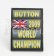 Cartrix Accessories F1 World Champion Plate Pit Board - 2009 Jenson Button 1:43