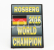 Cartrix Accessories F1  World Champion Plate Pit Board - Mercedes Gp W07 Hybrid Amg Petronas N 6 Season 2016 Nico Rosberg 1:18 Šedá Černá Žlutá
