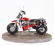 Clc-models Motozodiaco Tuareg 1972 With Bud Spencer Action Figure - From Movie - Altrimenti Ci Arrabbiamo - Tv Series -  - Motorcycle 1:12 Red