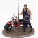 Clc-models Motozodiaco Tuareg 1972 With Bud Spencer Action Figure - From Movie - Altrimenti Ci Arrabbiamo - Tv Series -  - Motorcycle 1:12 Red