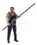 Clc-models Motozodiaco Tuareg 1972 With Bud Spencer Action Figure - From Movie - Altrimenti Ci Arrabbiamo - Tv Series -  - Motorcycle 1:12 Red