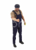 Clc-models Motozodiaco Tuareg 1972 With Bud Spencer Action Figure - From Movie - Altrimenti Ci Arrabbiamo - Tv Series -  - Motorcycle 1:12 Red