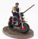 Clc-models Motozodiaco Tuareg 1972 With Bud Spencer Action Figure - From Movie - Altrimenti Ci Arrabbiamo - Tv Series -  - Motorcycle 1:12 Red