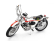 Clc-models Ossa 250 Ae73 Enduro 1973 With Terence Hill Small Action Figure - From Movie - Altrimenti Ci Arrabbiamo - Tv Series - Motorcycle 1:12 Bílá