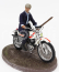 Clc-models Ossa 250 Ae73 Enduro 1973 With Terence Hill Small Action Figure - From Movie - Altrimenti Ci Arrabbiamo - Tv Series - Motorcycle 1:12 Bílá