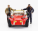 Clc-models Puma Dune Buggy 1972 - With Bud Spencer And Terence Hill Action Figures - Tv Series - Altrimenti Ci Arrabbiamo 1:12 Červená Žlutá